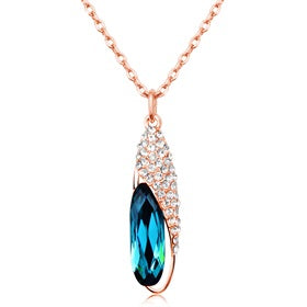 ZMC Women's Colorful Blue Pendant Necklace - ZMC STORE