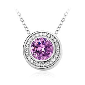 ZMC Women's Purple Pendant Necklace freeshipping - ZMC STORE