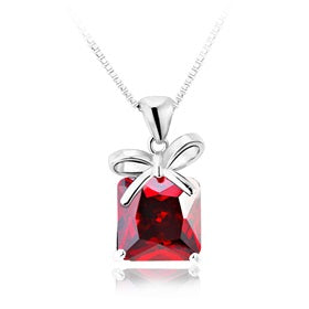 ZMC Women's Light Red Pendant Necklace - ZMC STORE