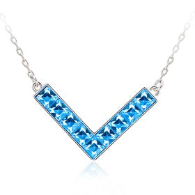 ZMC Women's Ocean Blue Locket Necklace - ZMC STORE