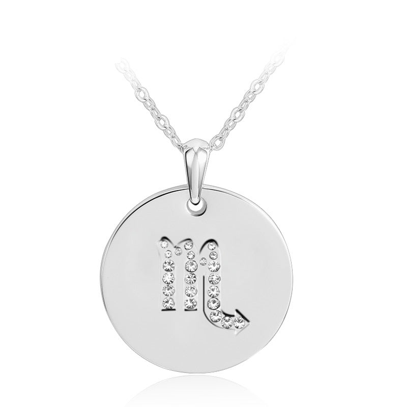 ZMC Women's White Virgo Pendant Necklace (Horoscope) freeshipping - ZMC STORE