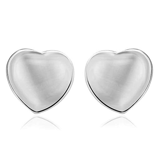 ZMC Women's Rhodium Plated Imitation Pearls Stud Earrings, White freeshipping - ZMC STORE