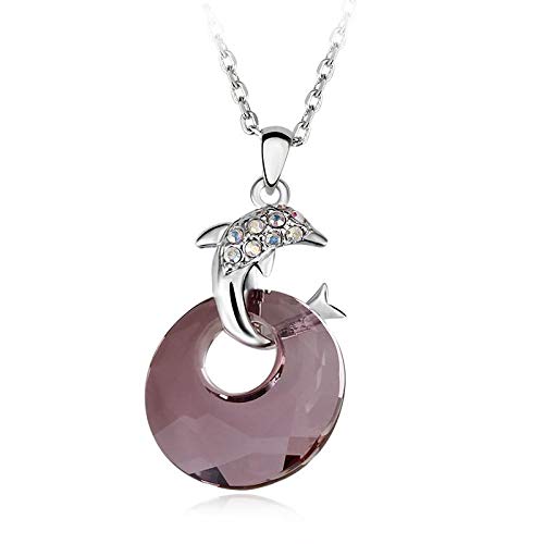 ZMC Women's Light Purple Pendant Necklace - ZMC STORE