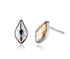 ZMC Women's Rhodium Plated Swarovski Crystals Stud Earrings, freeshipping - ZMC STORE