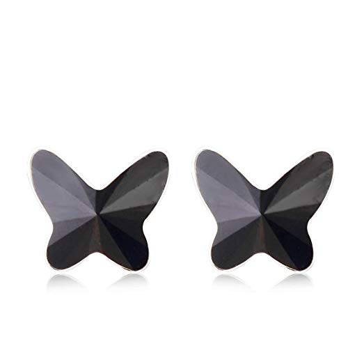ZMC Women's Rhodium Plated Swarovski Crystals Stud Earrings, Silver/ freeshipping - ZMC STORE