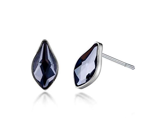 ZMC Women's Rhodium Plated Swarovski Crystals Stud Earrings, freeshipping - ZMC STORE