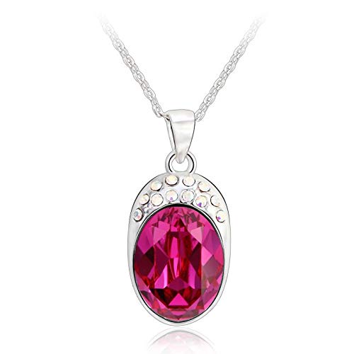 ZMC Women's Purplish Red Pendant Necklace freeshipping - ZMC STORE