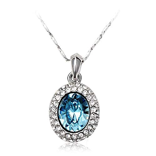 ZMC Women's Light Blue Pendant Necklace - ZMC STORE