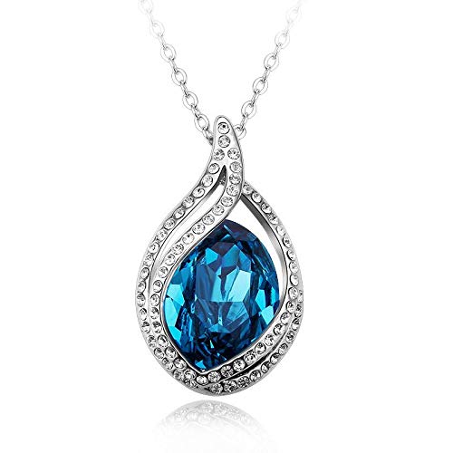 ZMC Women's Colorful Blue Pendant Necklace - ZMC STORE