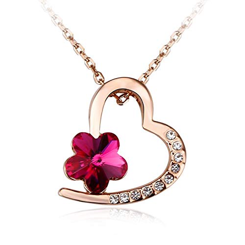 ZMC Women's Purplish Red Pendant Necklace freeshipping - ZMC STORE