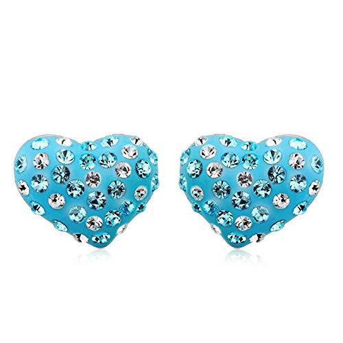ZMC Women's Rhodium Plated Austrian Crystals Stud Earrings, Silver/ freeshipping - ZMC STORE