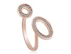 ZMC Women's Rose Gold Plated Alloy Austrian Crystals Fashion Ring - Free Size freeshipping - ZMC STORE