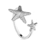 ZMC Women's Rhodium Plated Alloy Austrian Crystals Fashion Ring - Free Size freeshipping - ZMC STORE